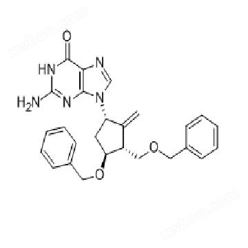 2-氨基-1,9-二氢-9-[（1S,3R,4S）-4-苄氧基-3-苄氧基甲基-2-亚甲基环戊基]-6H-嘌呤-6-酮 2-Ami,9-dihydro-9-[（1S,3R,4S）-4-（ben