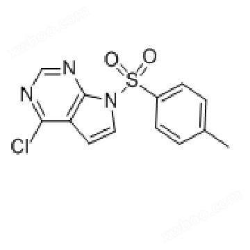 4-氯-7-甲苯磺酰基-7H-吡咯[2,3-D]嘧啶 7H-Pyrrolo[2,3-d]pyrimidine, 4-chloro-7-[（4-methylphenyl）sulfonyl]
